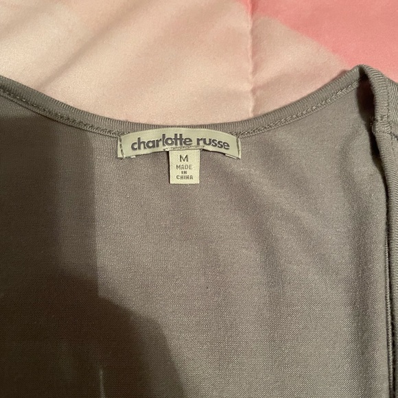 Charlotte Russe - Grey with Ombré Sequin Tank Top - Size - Medium - Picture 3 of 4